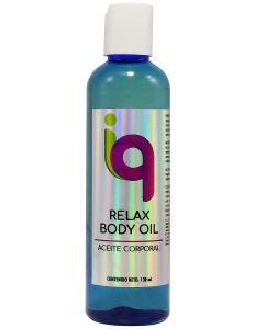 Fotografia de producto Relax Body Oil con contenido de 130 ml. de Iq Herbal Products